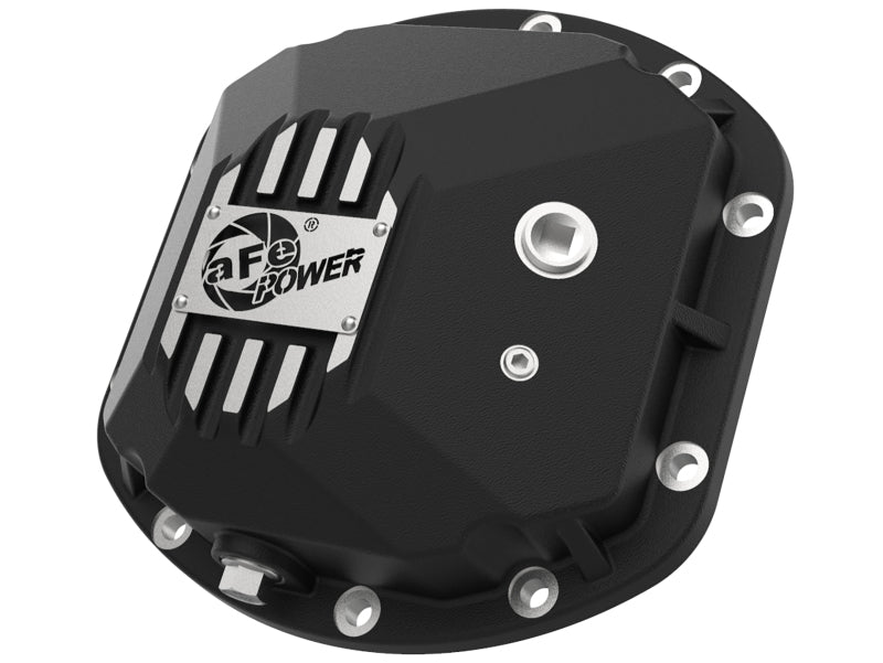 aFe Street Series Dana 30Front Differential Cover Black w/ Machined - 46-71130B-C-Dub Tech