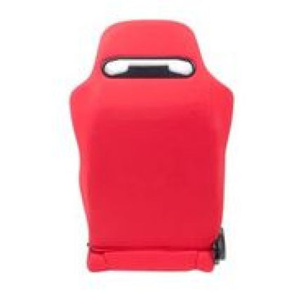 NRG Sport Seats (Pair) Type-R Cloth w/NRG Logo - Red - RSC-210L/R
