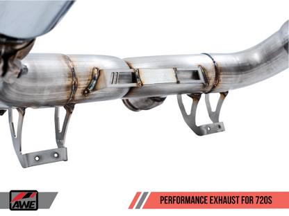 AWE Tuning McLaren 720S Performance Exhaust - Chrome Silver Tips - 3010-32040-C-Dub Tech