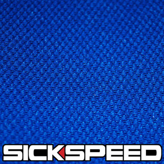 BLUE JERSEY PINEAPPLE SEAT CLOTH FOR RECARO/BRIDE/SPARCO FABRIC RACE SEATS-C-Dub Tech
