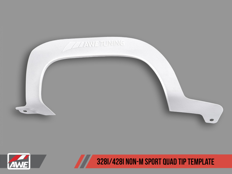 AWE Tuning BMW F3X 328i M Sport Quad Tip Marking - 6510-11018-C-Dub Tech