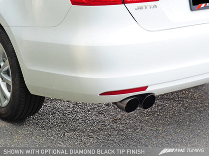 AWE Tuning MK6 Jetta TDI Touring Edition Exhaust - Diamond - 3015-23026-C-Dub Tech