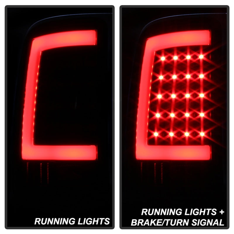 xTune 07-13 GMC Sierra 1500 LED Tail Lights - Black - 9038518