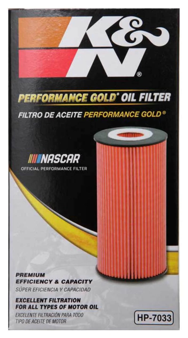 K&N Performance Oil Filter for 04-15 Mercedes Benz - HP-7033
