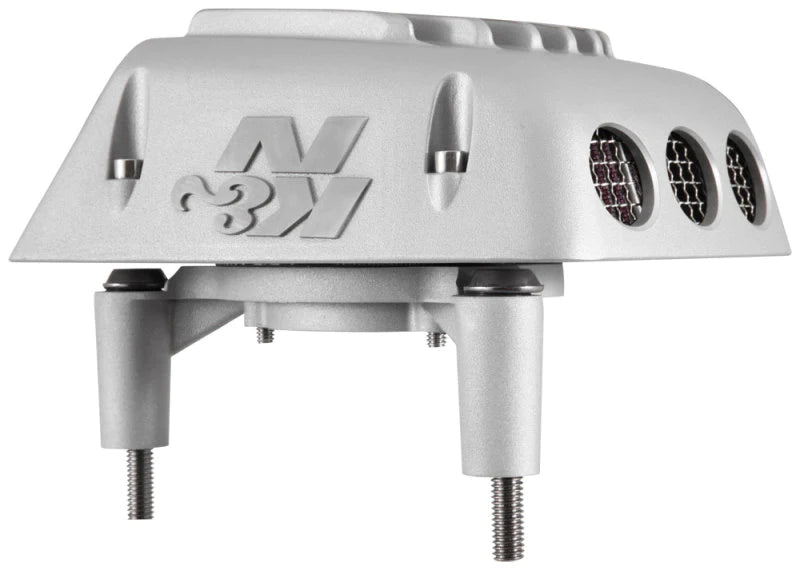 K&N Street Metal Intake System 08-16 Harley Davidson Shaker Silver - RK-3951S