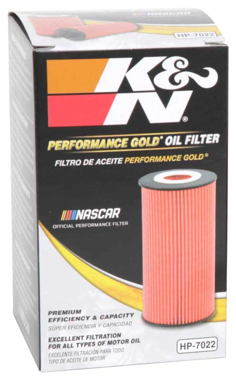 K&N Performance Gold Oil Filter for Hyundai/Kia V6 06-08 Azera/Sonata/Sedona/07-08 - HP-7022