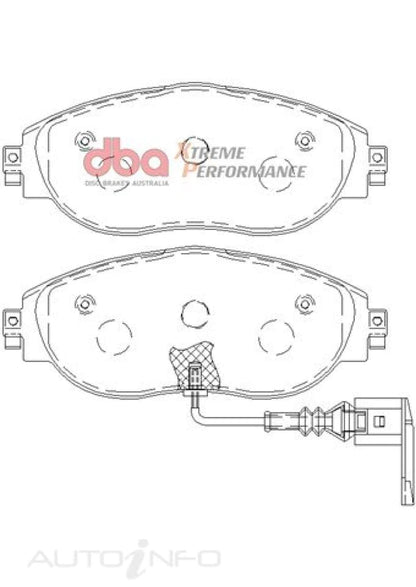 DBA 13-21 Volkswagen Golf R (MK7) XP Performance Front Brake - DB8849XP
