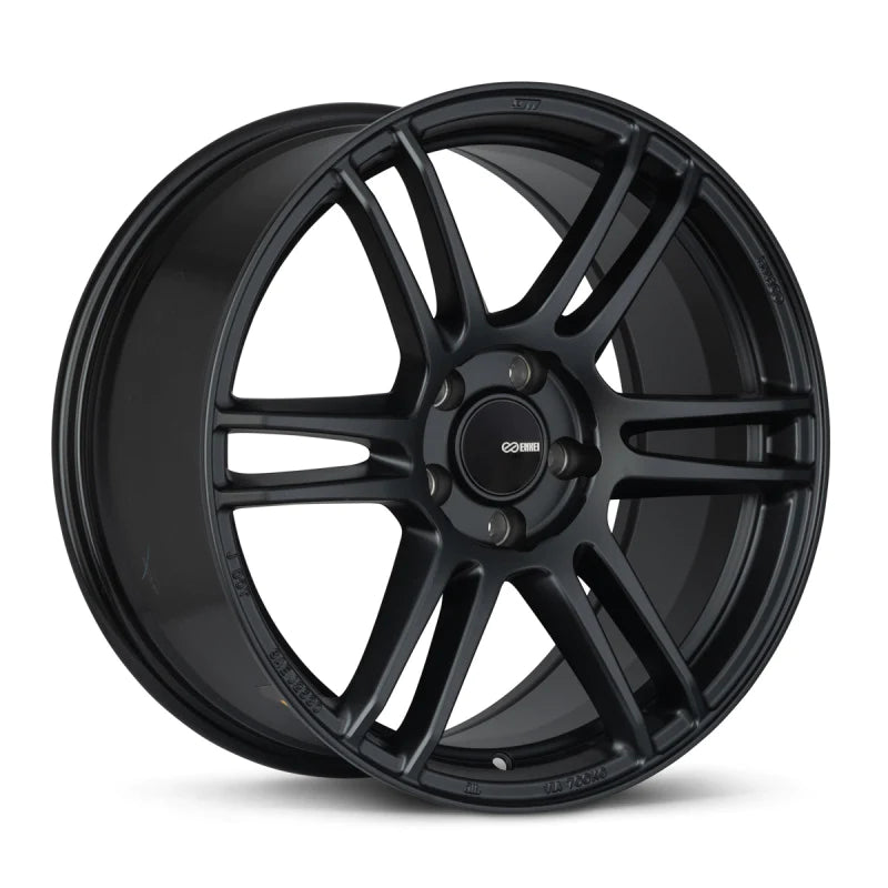 Enkei TSR-6 18x8 5x112 45mm Offset 72.6mm Bore Matte Black - 530-880-4445BK