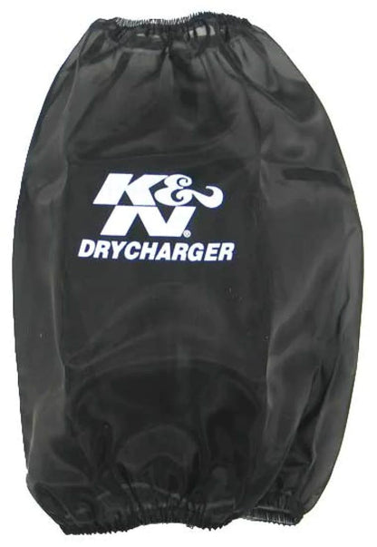 K&N Round Tapered Drycharger Air Filter Wrap-Black 7.5in Base ID - RC-5046DK