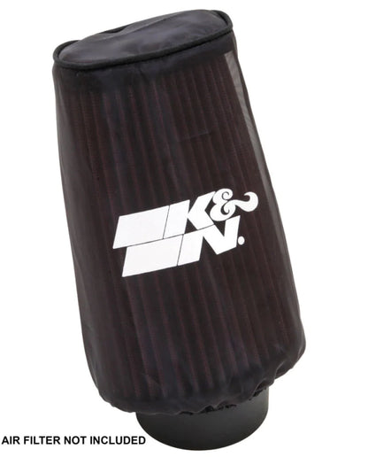 K&N Filter Wrap Drycharger Oval Tapered Black - 3.25in Base - SN-2560DK
