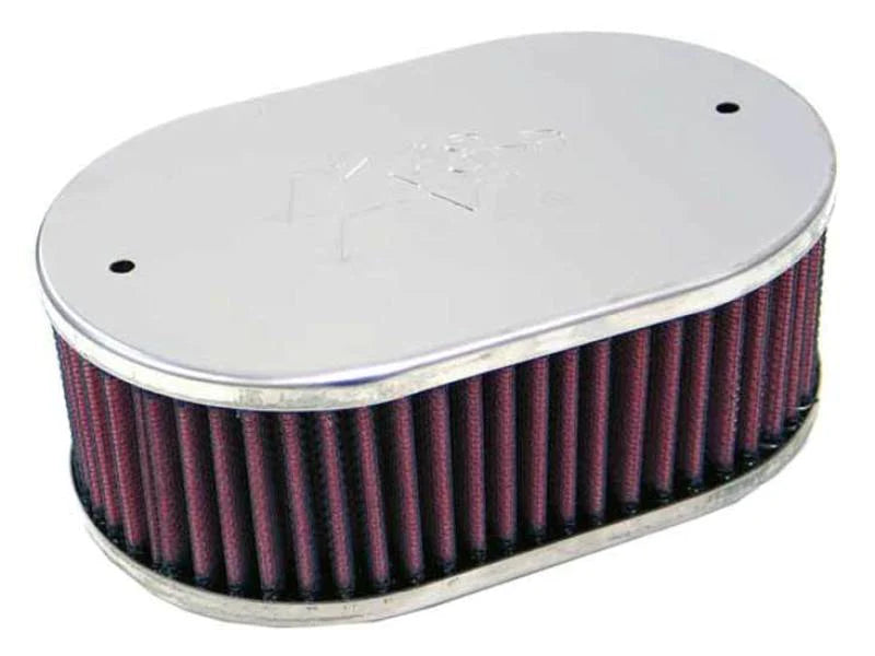 K&N Carburetor Custom Racing Assembly Bolt-On Oval Chrome Sz 6-8 - 56-9013