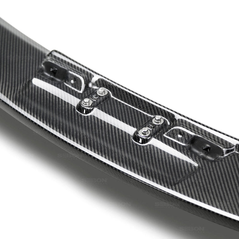Seibon 2017 Honda Civic Type-R Gloss Carbon Fiber Tailgate Middle - MS17HDCVR