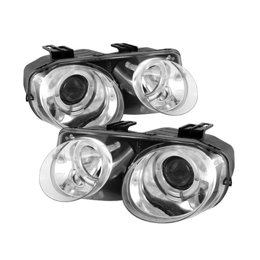 Spyder Acura Integra 98-01 Projector Headlights LED Halo -Chrome High - 5008701