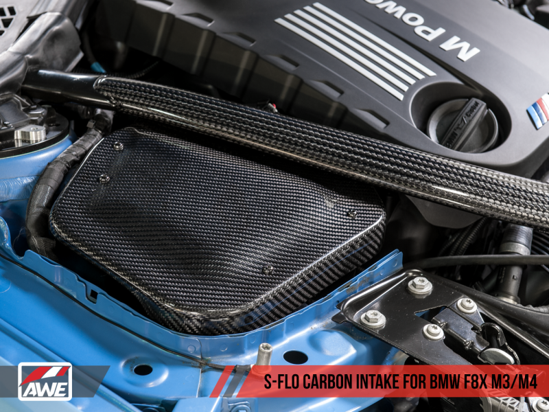 AWE Tuning BMW F8x M3/M4 S-FLO Carbon Intake - 2660-13038-C-Dub Tech