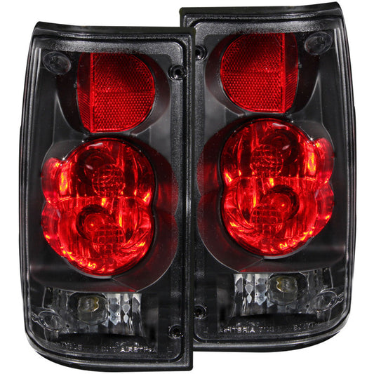 ANZO 1989-1995 Toyota Pickup Taillights Black - 211132-C-Dub Tech