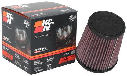 K&N Universal Clamp-On Air Filter 3-15/16in FLG / 5-1/2in B - RU-1682