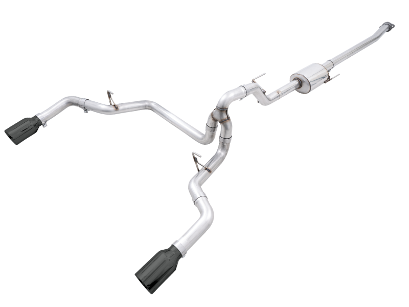 AWE 0FG 21+ Ford F150 Dual Split Rear Cat-Back Exhaust- - 3015-33119-C-Dub Tech
