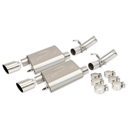 BBK 05-10 Mustang GT VariTune Axle Back Exhaust Kit (Stainless - 41005-C-Dub Tech