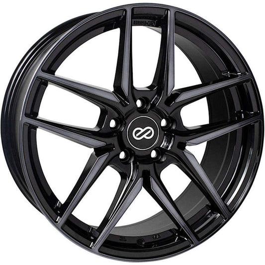 Enkei Icon 17x7.5 38mm Offset 5x100 72.6mm Bore Pearl Black - 524-775-8045MBM