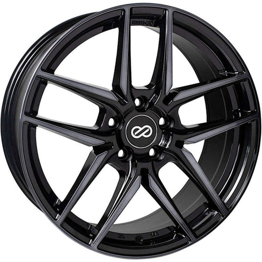 Enkei Icon 17x7.5 38mm Offset 5x114.3 72.6mm Bore Pearl Black - 524-775-6538MBM