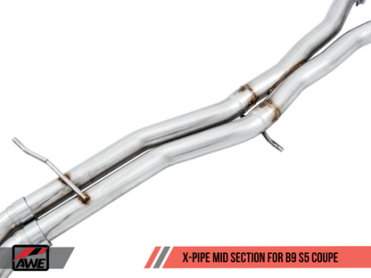 AWE Tuning Audi B9 S5 Coupe SwitchPath Exhaust w/ Black - 3025-43042-C-Dub Tech