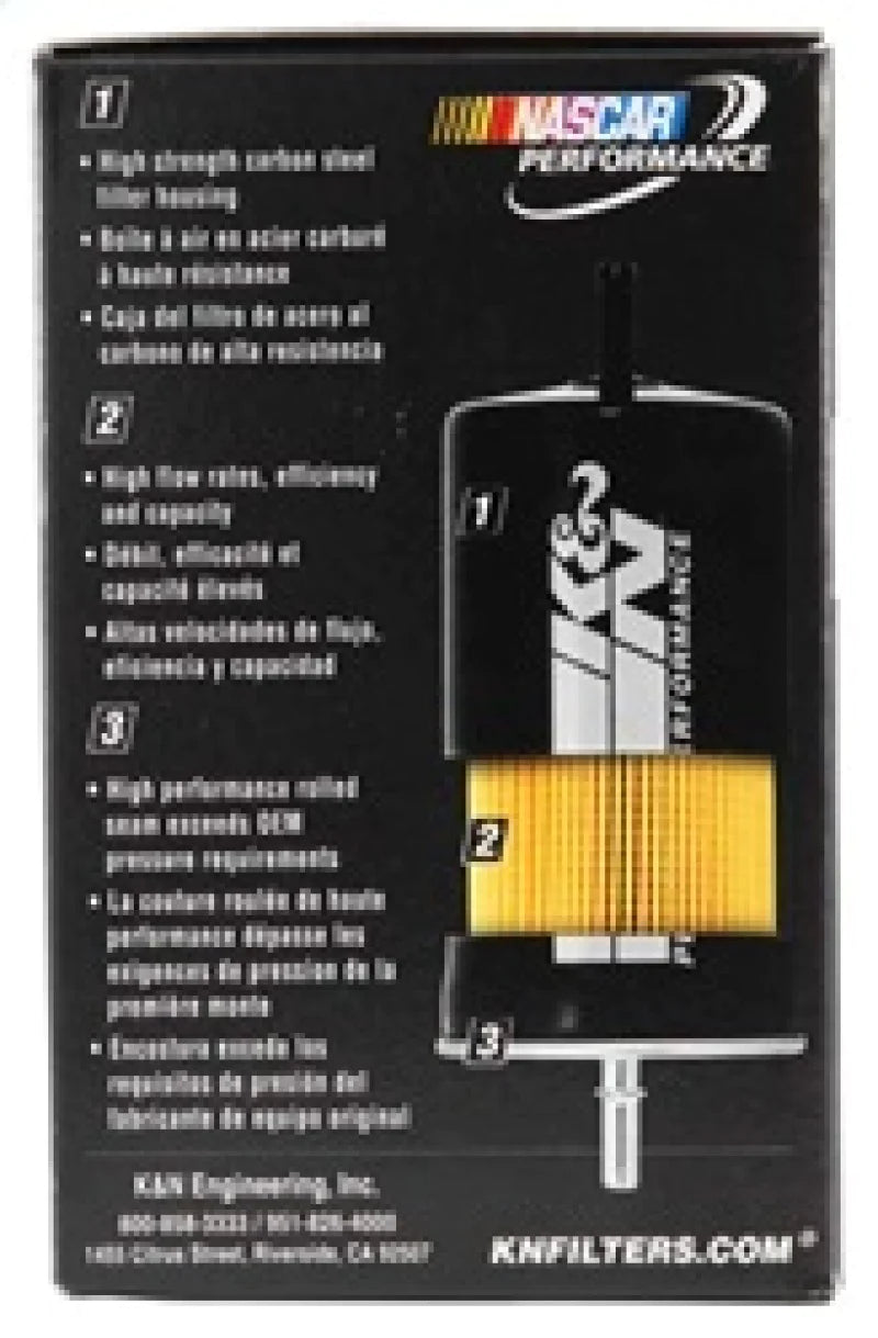 K&N Fuel Filter 88-01 Acura Integra 1.8L, 94-98 Honda Accord - PF-1200