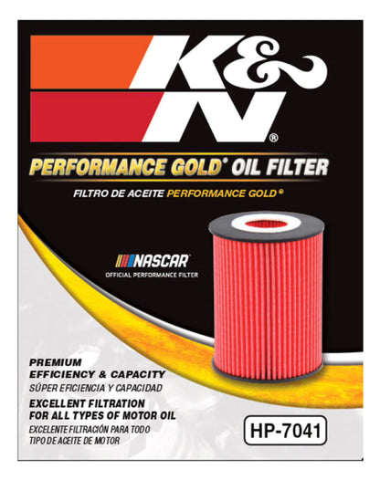 K&N Performance Oil Filter - 14-18 Fiat 500L 1.4L L4 - HP-7041