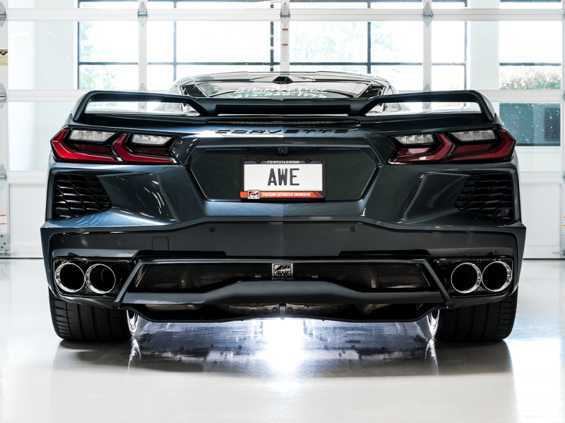 AWE Tuning 2020 Chevrolet Corvette (C8) Track Edition Exhaust - - 3020-42080-C-Dub Tech