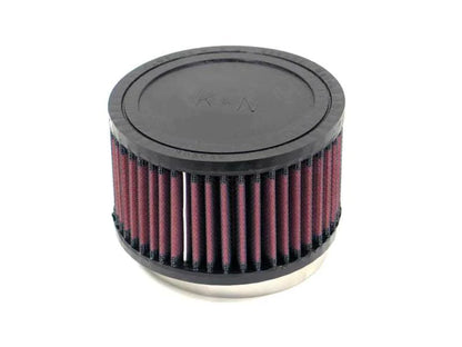 K&N Filter Universal Rubber Round Straight Filter 3.5in Flange 3in - RU-1790