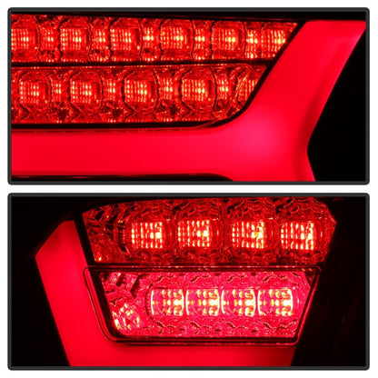 Spyder 09-12 Audi A6 LED Tail Lights - Red Clear - 5085191