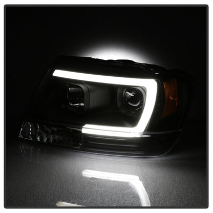 Spyder 99-04 Jeep Grand Cherokee Projector Headlights - Light Bar - 5085221