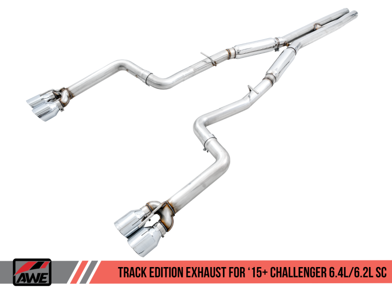 AWE Tuning 2015+ Dodge Challenger 6.4L/6.2L SC Track Edition Exhaust - 3015-43144-C-Dub Tech