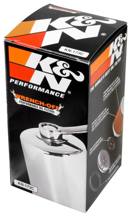 K&N Oil Filter 80-98 Harley Davidson FXB/FXD?FXDB/FXDC/FXDL/FXDS/FXDWG - 3in OD - KN-173C