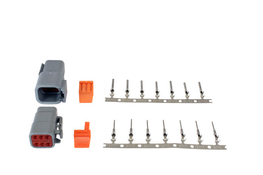 AEM DTM-Style 6 Way Connector Kit w/ Plug / Receptacle - 35-2629