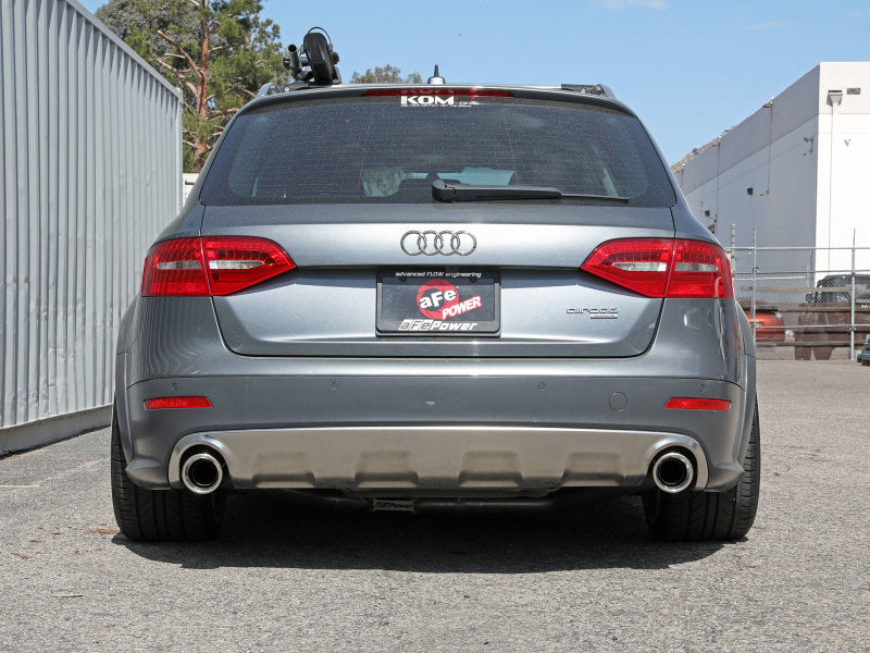 afe MACH Force-Xp 13-16 Audi Allroad L4 SS Axle-Back Exhaust - 49-36437-P-C-Dub Tech