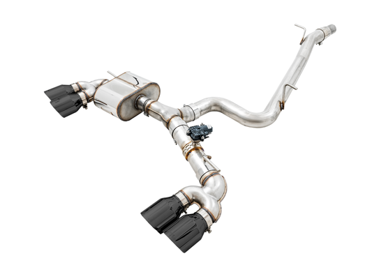 AWE Tuning Volkswagen Golf R MK7 SwitchPath Exhaust w/Diamond Black - 3025-43068-C-Dub Tech