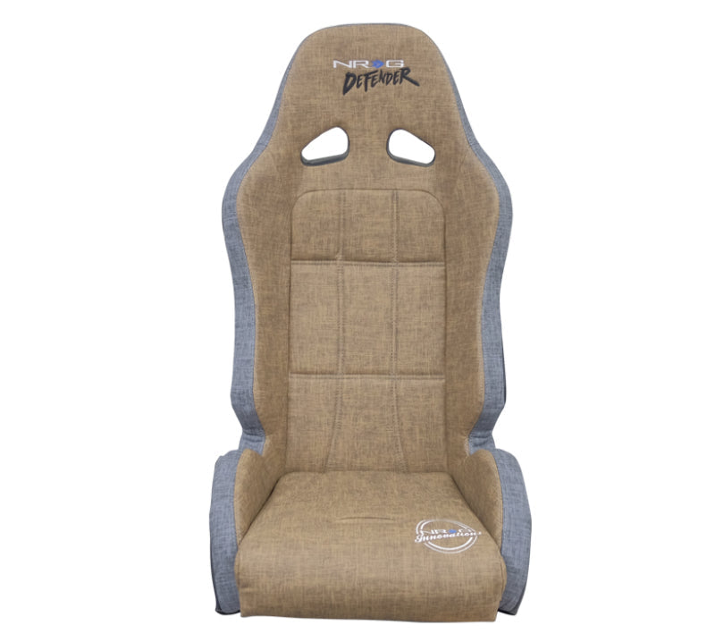 NRG Defender Seat/ Water Resistant Steel Frame Suspension - Brown - DF-100BR