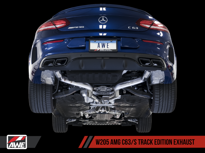 AWE Tuning Mercedes-Benz W205 AMG C63/S Coupe Track Edition Exhaust - 3020-31020-C-Dub Tech