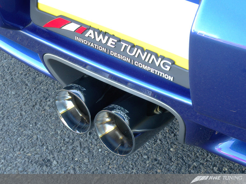 AWE Tuning Optional Porsche 987 Cayman/S Boxster/S Muffler Tip Set - 3010-23014-C-Dub Tech