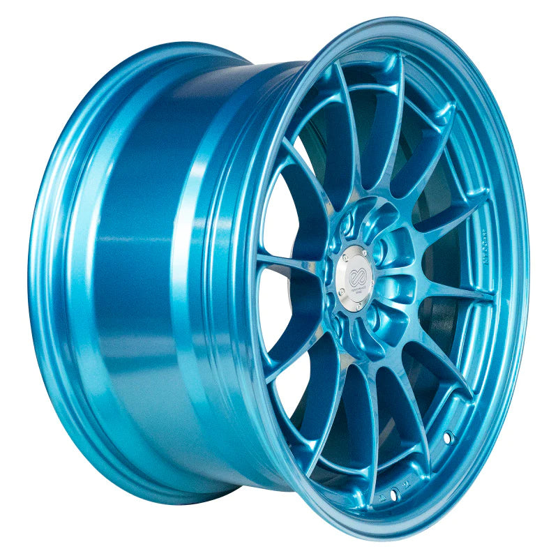 Enkei NT03+M 18x9.5 5x114.3 40mm Offset 72.6mm Bore Emerald Blue - 3658956540EB