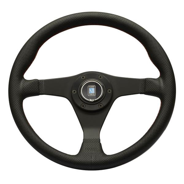 Nardi Gara 3/0 - 350mm (Black / Black Per Leather / Red Stitch)