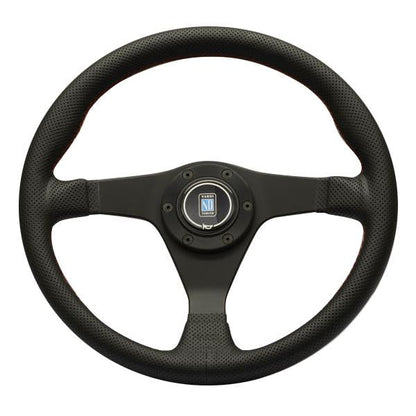 Nardi Gara 3/0 - 350mm (Black / Black Per Leather / Red Stitch)
