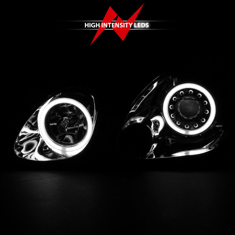 ANZO 1998-2005 Lexus Gs300 Projector Headlights w/ Halo Chrome - 121143-C-Dub Tech