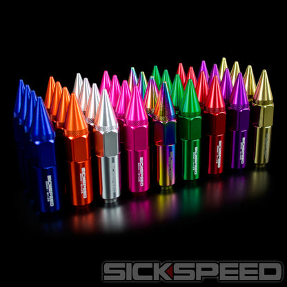 60MM ALUMINUM LUG NUTS 4PC 12X1.25-C-Dub Tech
