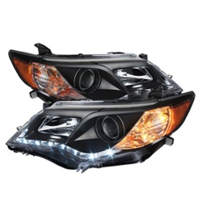 Spyder Toyota Camry 12-14 Projector Headlights DRL Blk High 9005 - 5072658