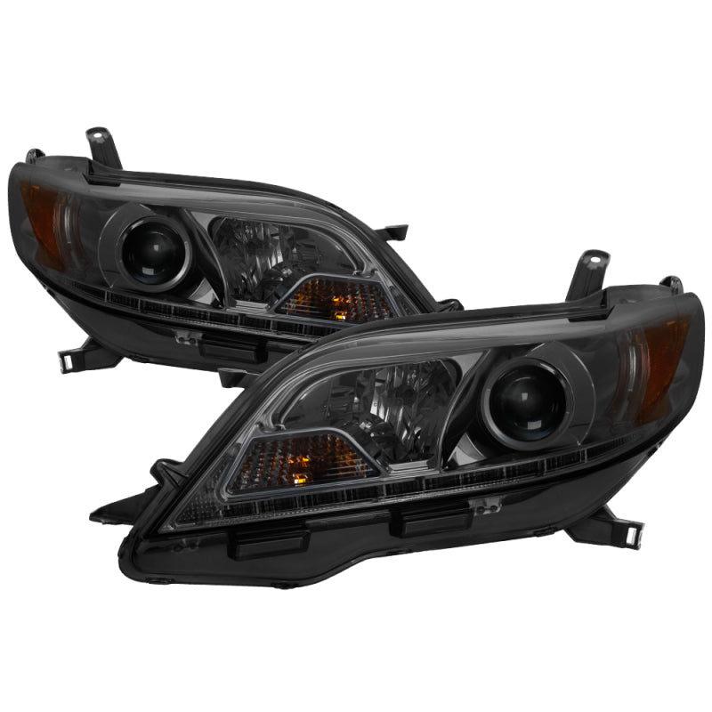 Spyder 11-14 Toyota Sienna Projector Headlights - DRL LED - - 5083999