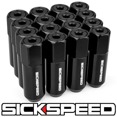 60MM Aluminum Lug Nuts 16PC 12X1.25-C-Dub Tech