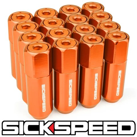 60MM Aluminum Lug Nuts 16PC 12X1.25-C-Dub Tech