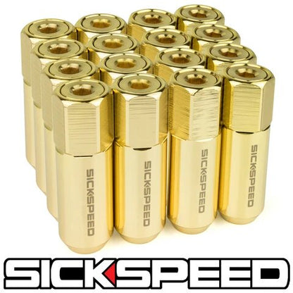 60MM Aluminum Lug Nuts 16PC 12X1.25-C-Dub Tech