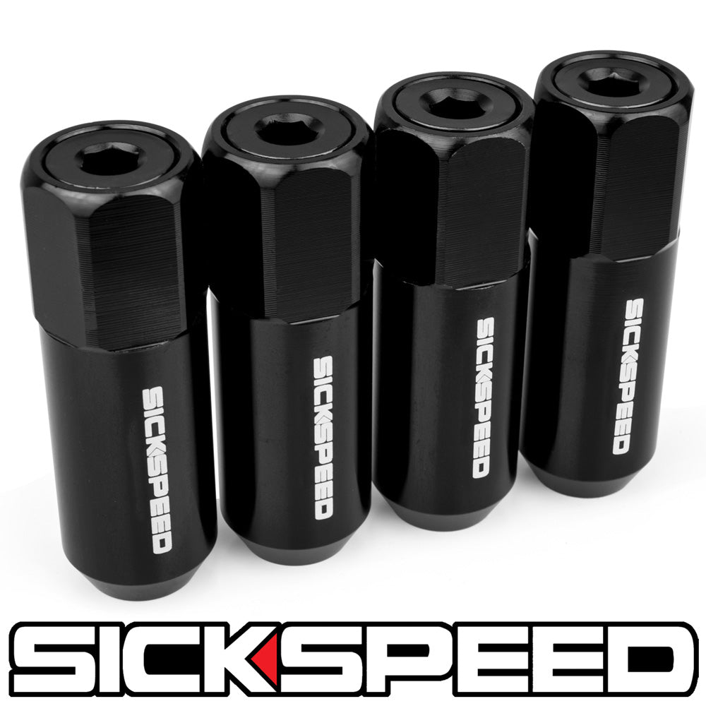 60MM ALUMINUM LUG NUTS 4PC 14X1.5-C-Dub Tech